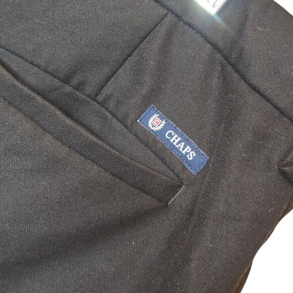 Men's Black CHAPS Flatfront Shorts sz 36 - Picture 5 of 5